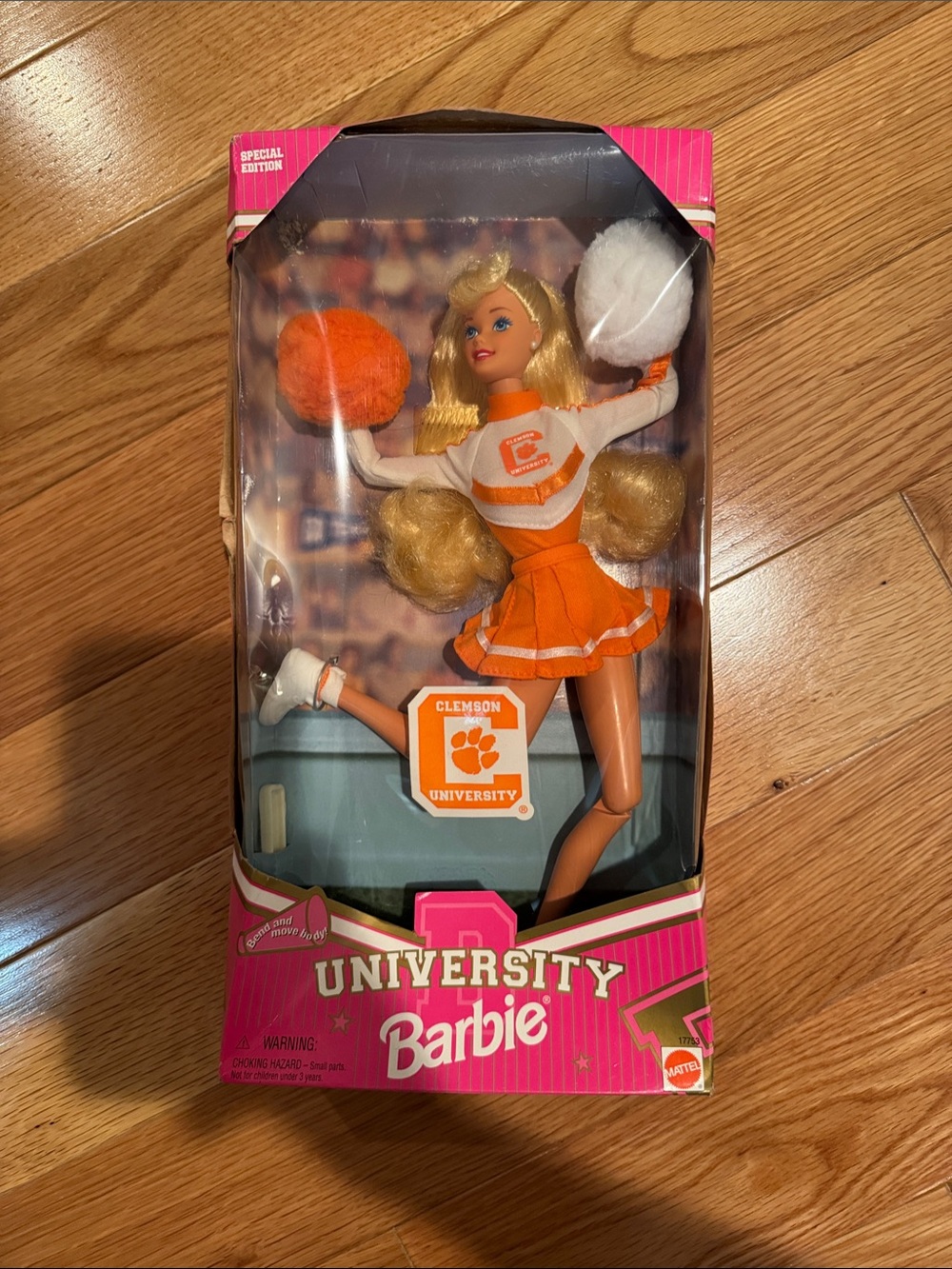 New Barbie Cheerleader Doll - Clemson